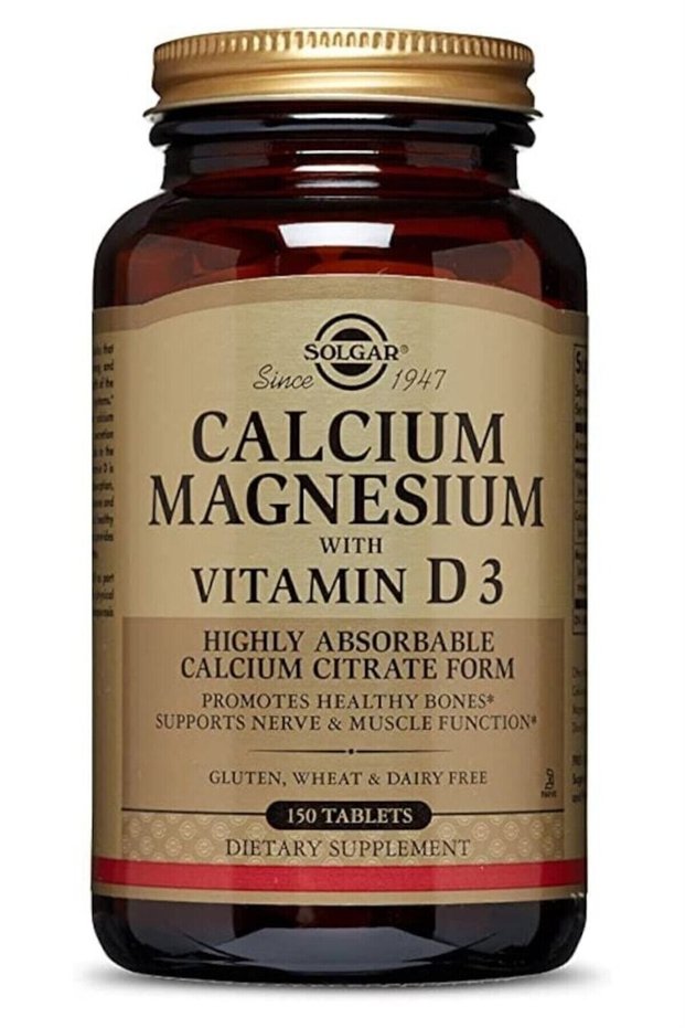 Calcium Magnesium Vitamin D3 150 Tablets 2 Pieces
