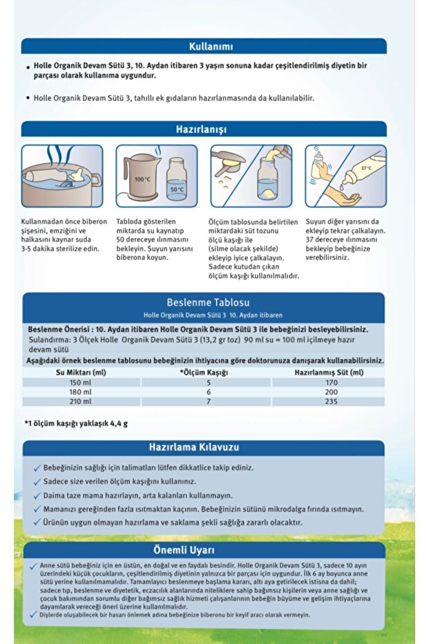 ORGANİK DEVAM SÜTÜ 3 600 GR 8 ADET - 3