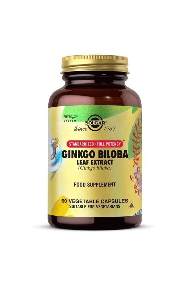 Ginkgo Biloba Leaf Extract 60 Kapsül