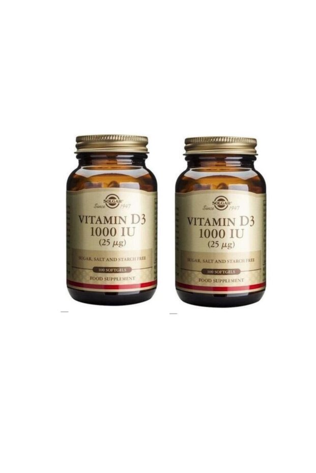 Vitamin D3 1000Iu 100 Capsules 2 Pieces