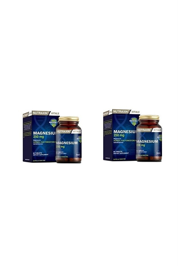 Magnesium 250 Mg 60 Tablet 2 Adet - 1