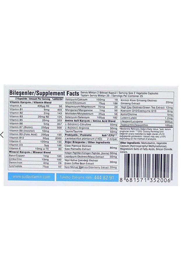 Multimen 50+ 50 Kapsül - 2