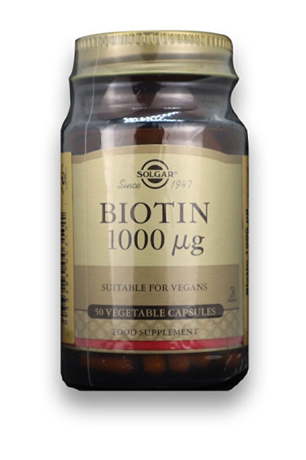 Biotin 1000 Mcg 50 Bitkisel Kapsül - 1