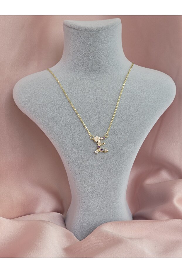 Çelik harf kolye - 1