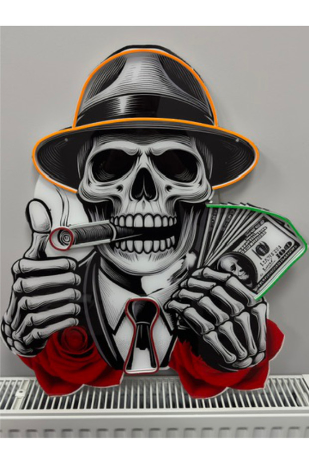 Neon Led Tabela Kuru Kafa Dekor - 6