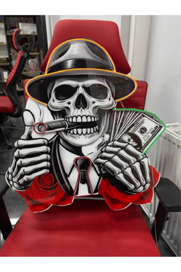 Neon Led Tabela Kuru Kafa Dekor - 4