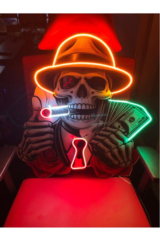 Neon Led Tabela Kuru Kafa Dekor - 3