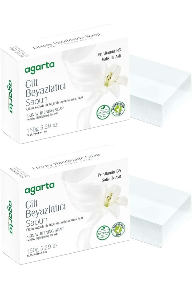Handmade Natural Soap 150Gr Skin Whitening (Set of 2)