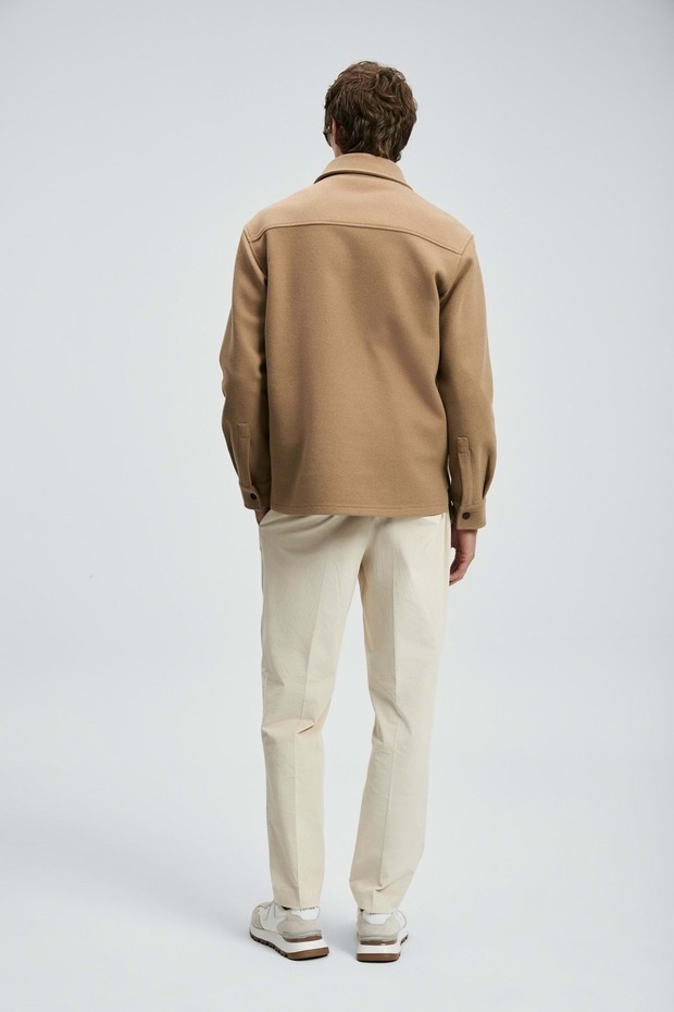 112120261 Andre Erkek Örme Ceket CAMEL - 6
