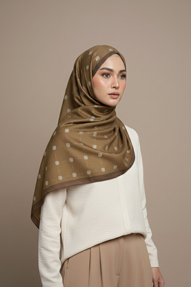 Tasarım İpek Şal - 2