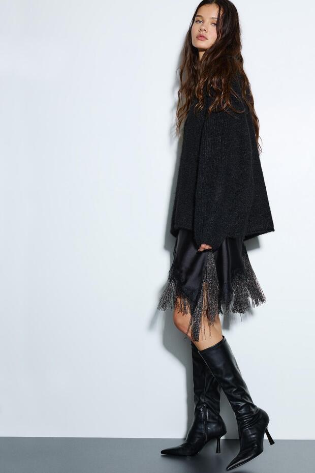 Streç topuklu çizme - 4