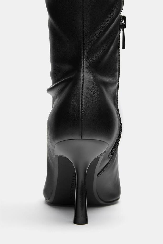 Streç topuklu çizme - 3
