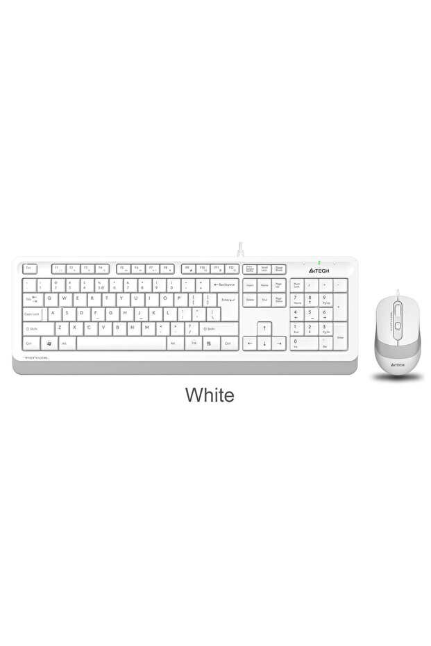 F1010 Q Usb Beyaz Fn-Mm Klv+Optik Mouse Set - 1