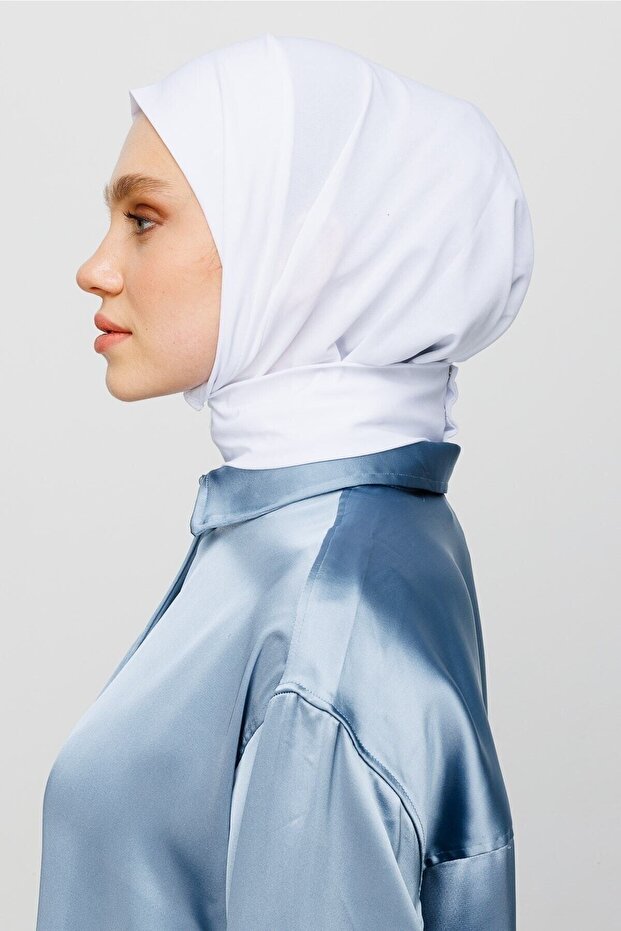 Beyaz Hazır Şal - 3