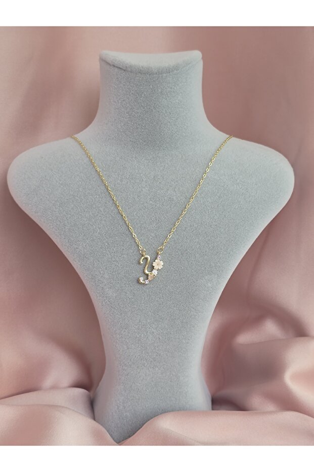 Çelik harf kolye - 1