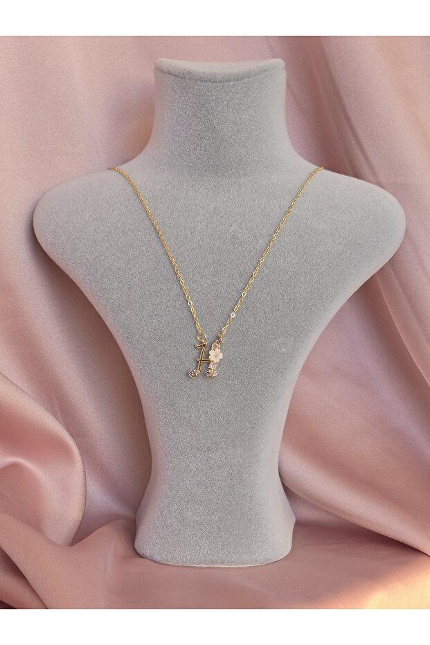 Çelik harf kolye - 6