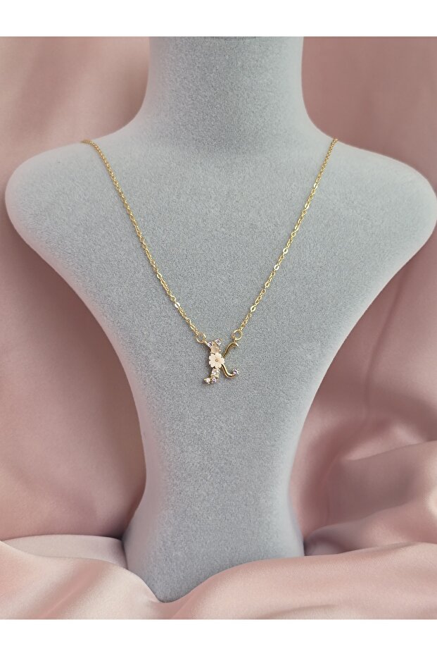 Çelik harf kolye - 4