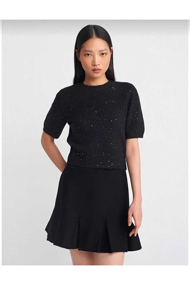 Basic Yaka Pullu Triko - 4