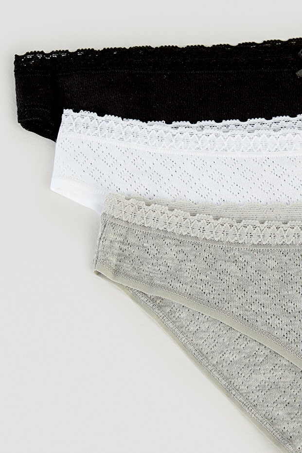 سراويل داخلية ناعمة من Pointel Basic مكونة من 3 قطع - 5