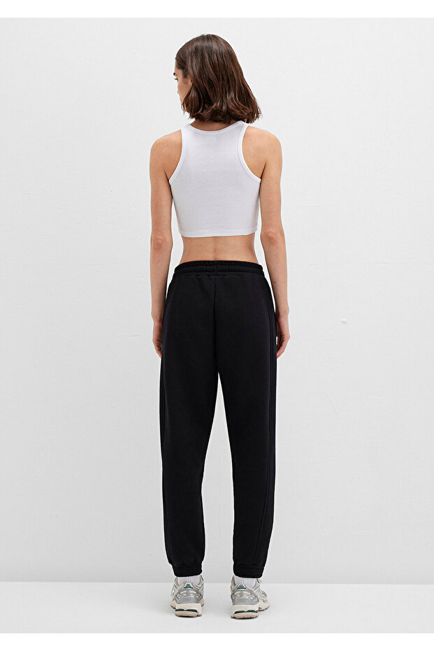 Siyah Basic Eşofman Altı 1600430-900 - 5