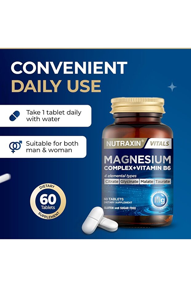 Magnesium Complex 60 Tablets - 2