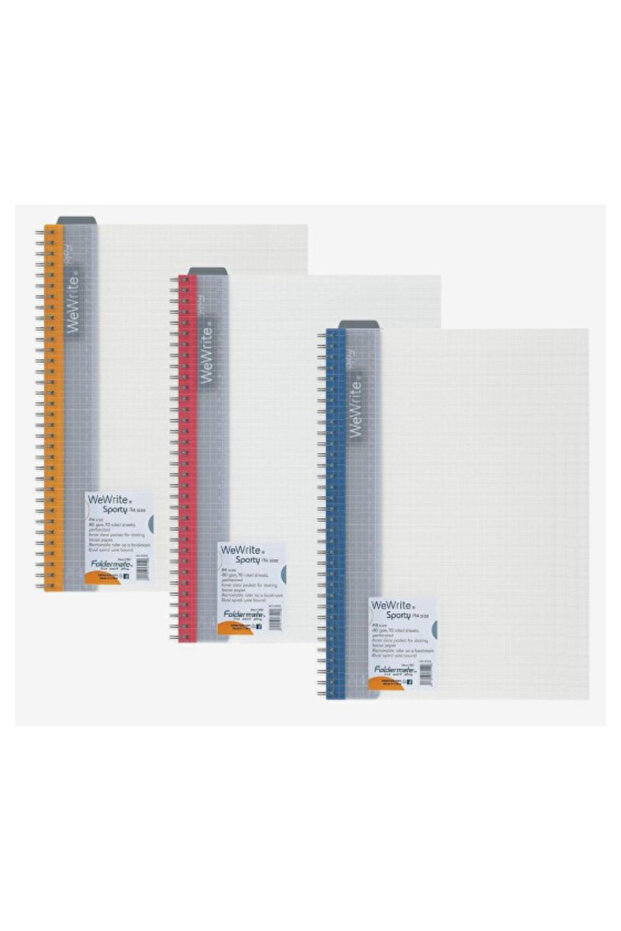 INDEX 3 Subject Notebook B5 | 120 Sheets | Perforated, Ruled, 80gsm PACK OF 3