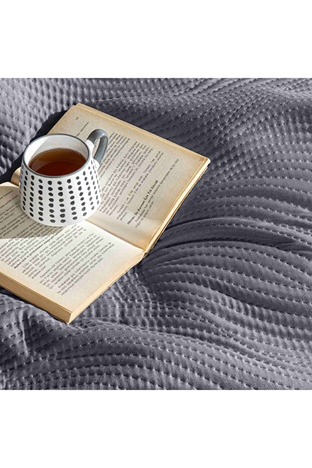 طقم غطاء سرير مزدوج هارلو أنثراسيت - 2