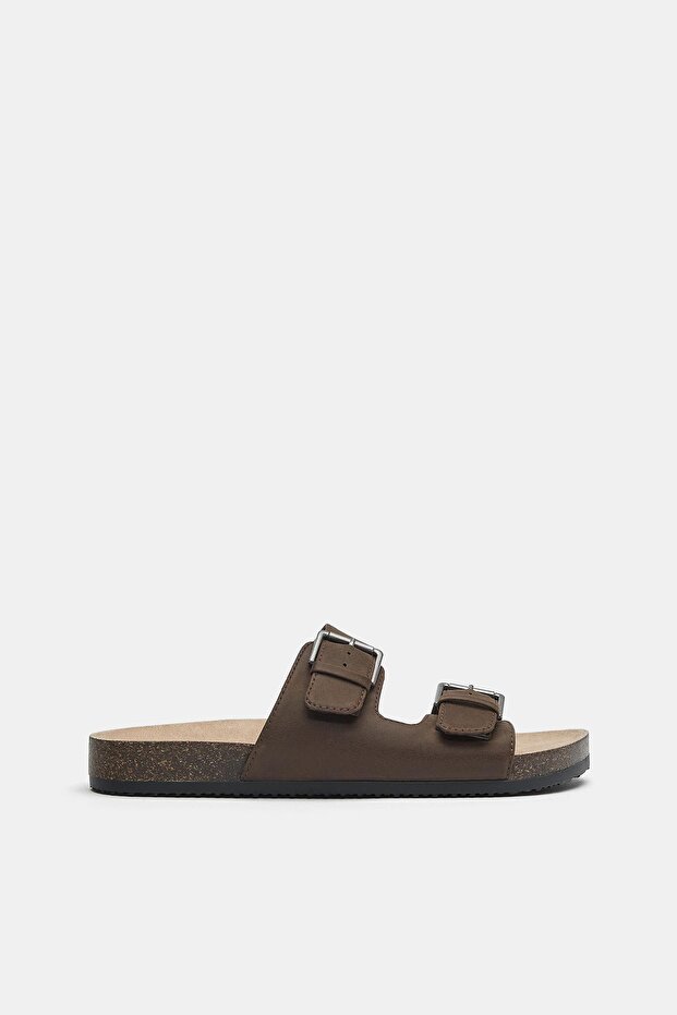 Tokalı bantlı sandalet - 3