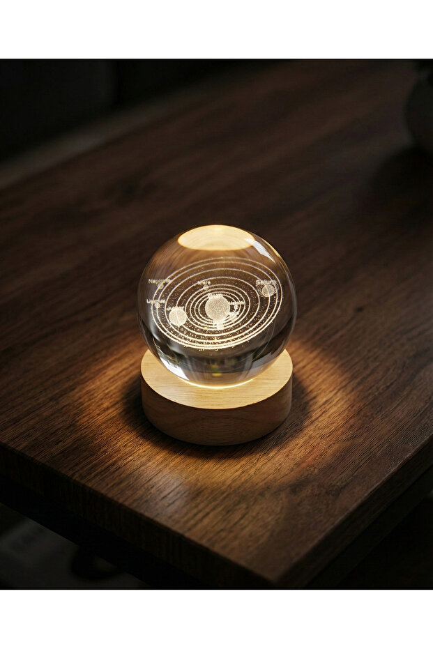 Kristal Led Işıklı Küre - 1