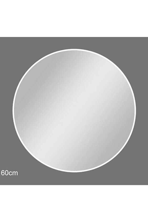 Elegant Design Round Plain Bathroom Mirror 60cm