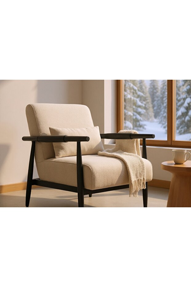 VEGA BERJER, KREM SİYAH - 5