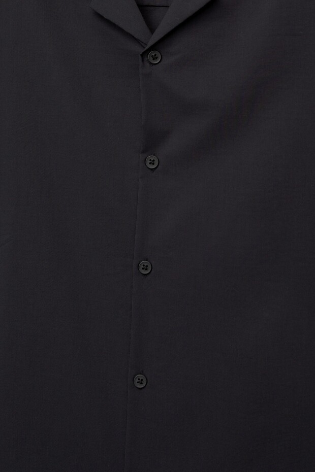 Kısa kollu poplin gömlek - 6