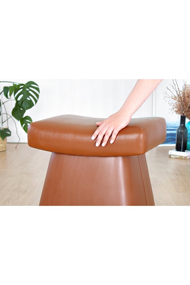 DAMBERT DERİ PUF, TABA - 3