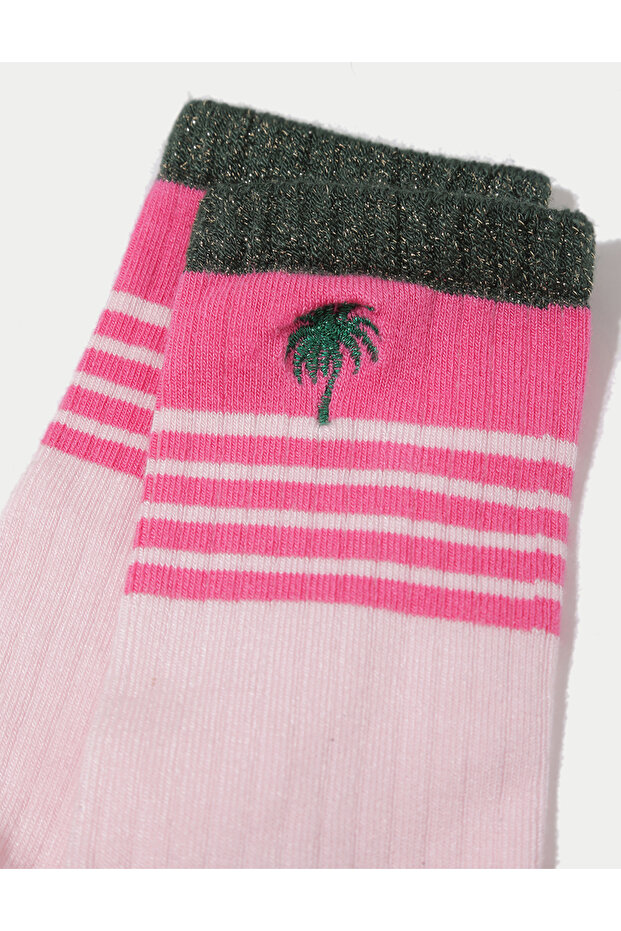 Desenli Kadın Çorap - 2