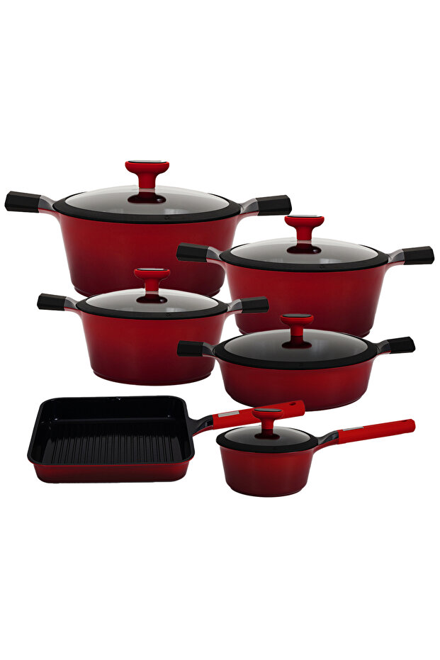 طقم أواني طهي مكون من 11 قطعة - 2