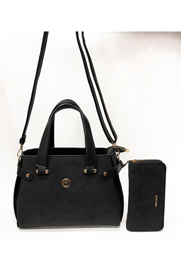Women's Hand and Shoulder Bag – with Wallet Gift