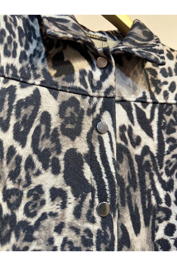 Leopar Desen Kap - 1