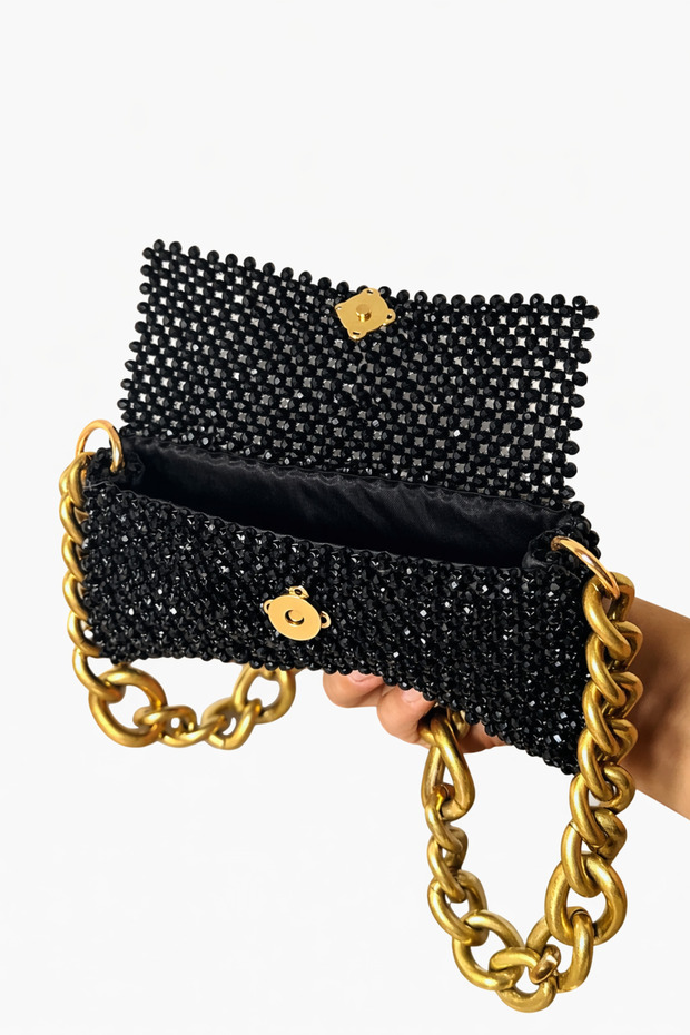 bonçuklu çanta - 4