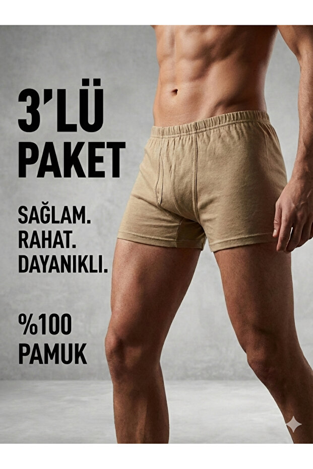 Military 3-Piece Long Johns Boxer Material
