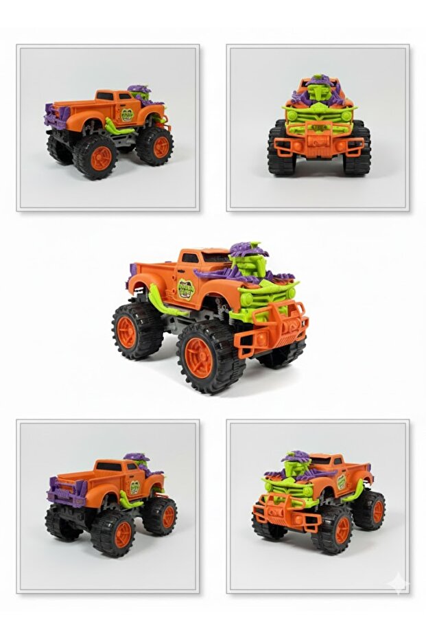 Turuncu Çılgın Dev Araba - 1