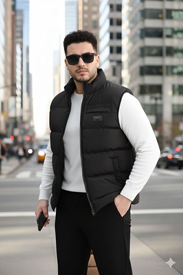 New Season Comfortable Fit Men's Puffer Vest