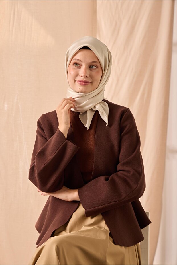 Shiny düz eşarp - 4