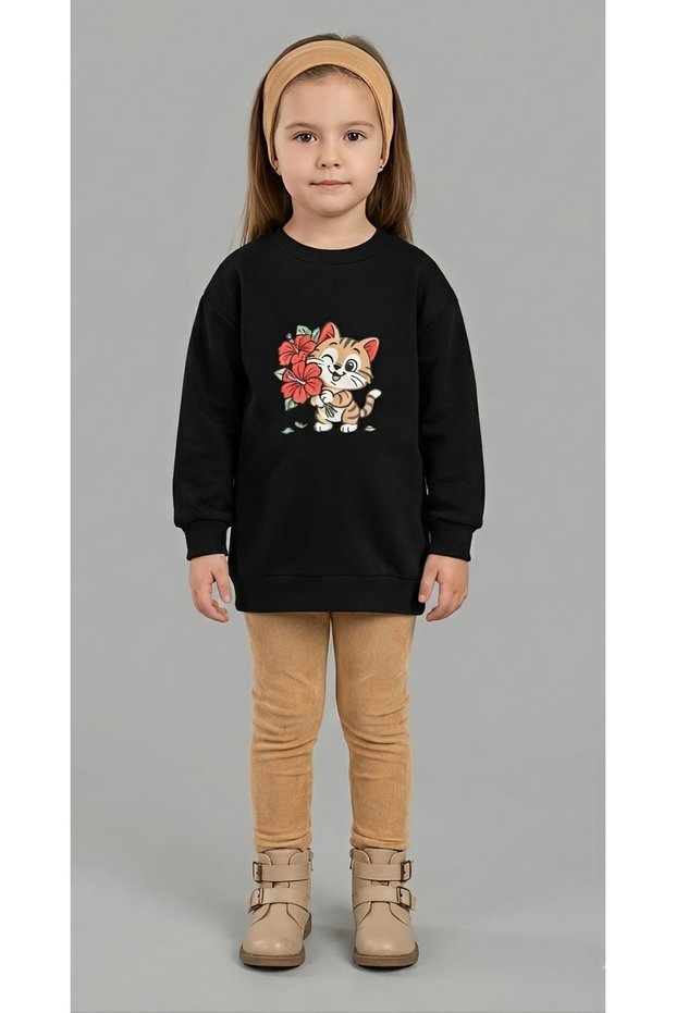 Three Yarn Velvet Leggings Girl's Suit