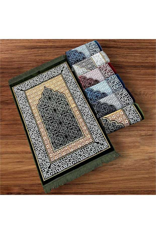 200 Pieces of Prayer Mats over 500 Grams in Weight, Luxury Hajj Umrah Mevlüt Dowry Gifts