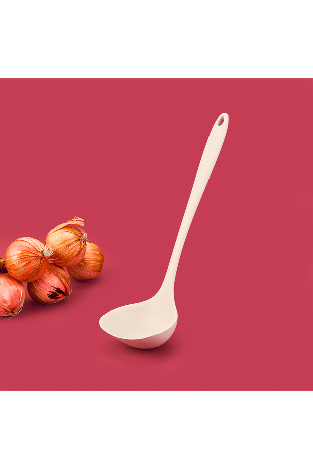 Silikon Kepçe - Bej - 29 cm - 3