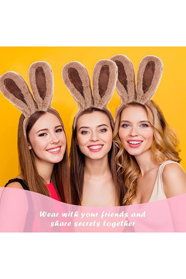 طوق رأس لطيف على شكل آذان أرنب لعيد الفصح - 3