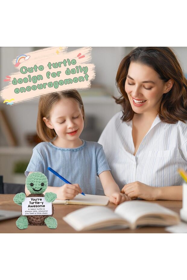 Handmade Crochet Turtle - 5