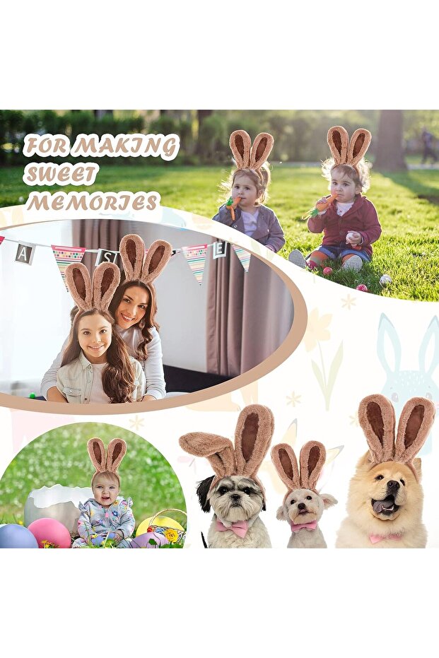 طوق رأس لطيف على شكل آذان أرنب لعيد الفصح - 5