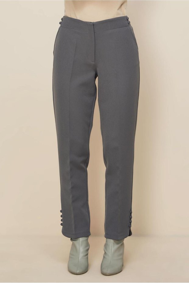 Button Detail Pants 70941