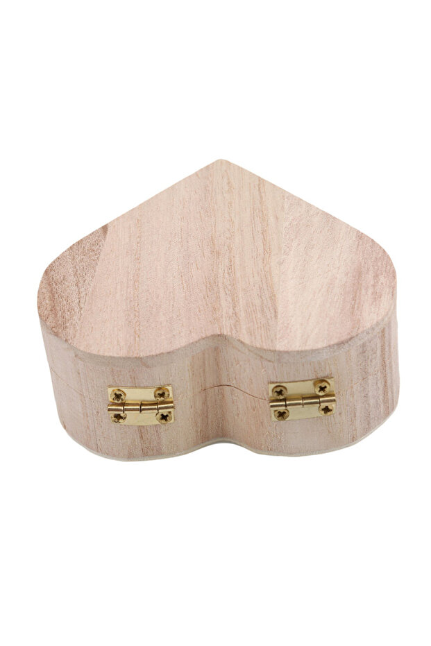 as picture New Arrive Storage Boxes Heart Shape Wood Box Jewelry Box Wedding Gift Home Storage Bin E